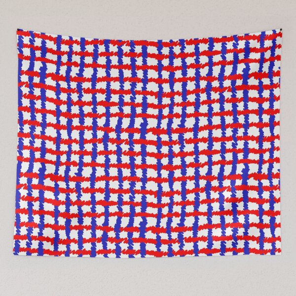 Item preview, Blue Red and white striped designed and sold by Orloff.