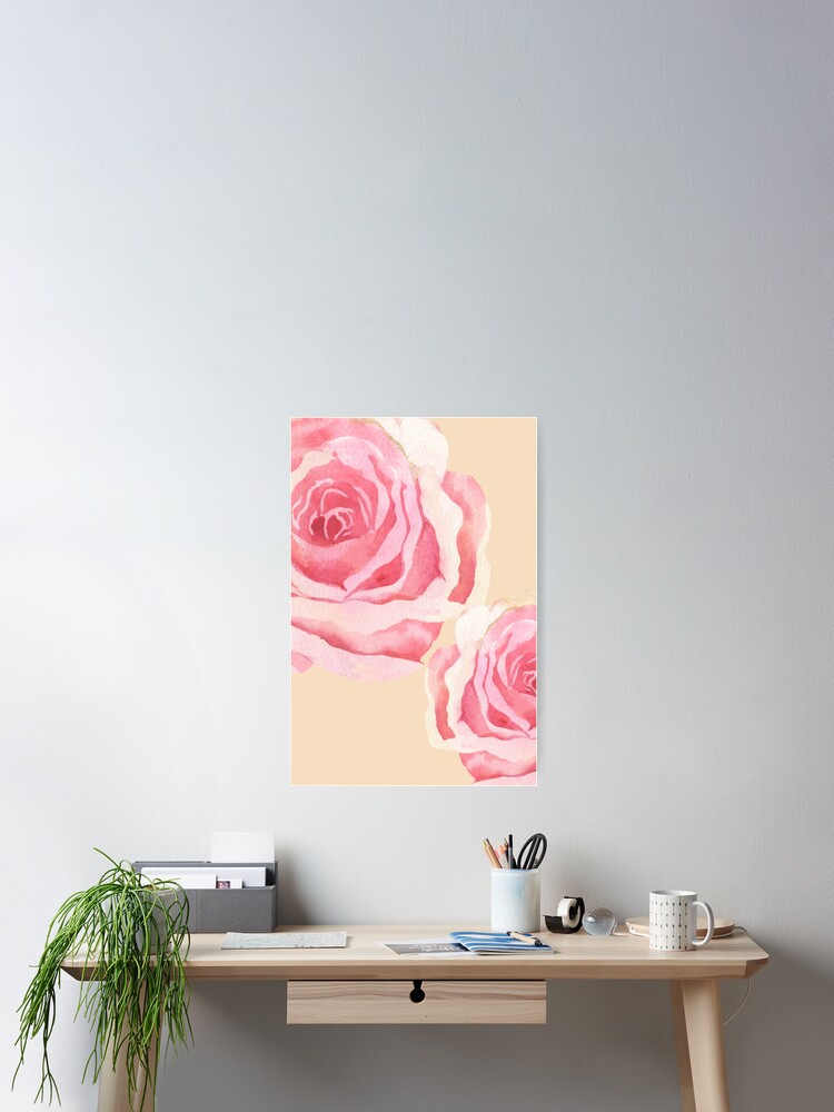 Thumbnail 2 of 3, Poster, French Roses designed and sold by ojasha.