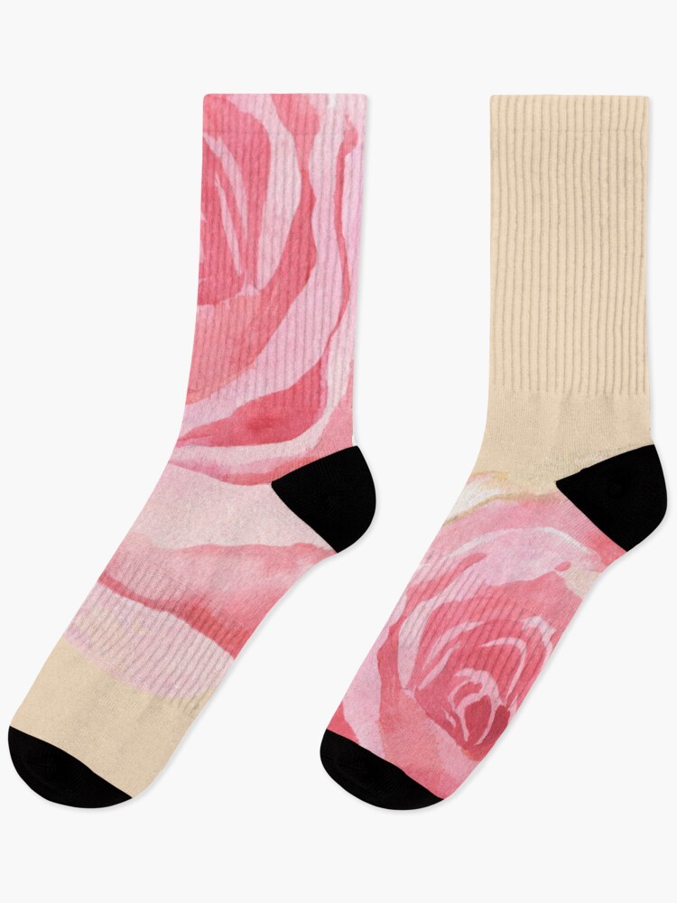 Thumbnail 1 of 5, Socks, French Roses designed and sold by ojasha.