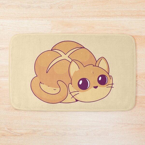 Item preview, Cute kawaii cat bread designed and sold by PaperPaper.
