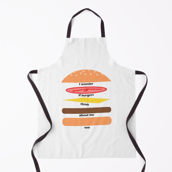 Item preview, I wonder if burgers think about me too designed and sold by am-L.