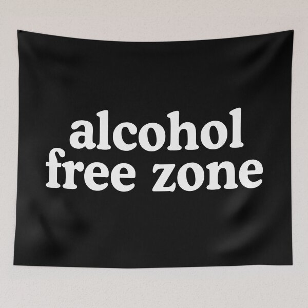 Item preview, Alcohol Free Zone - Quit Alcohol Funny designed and sold by allysmar.