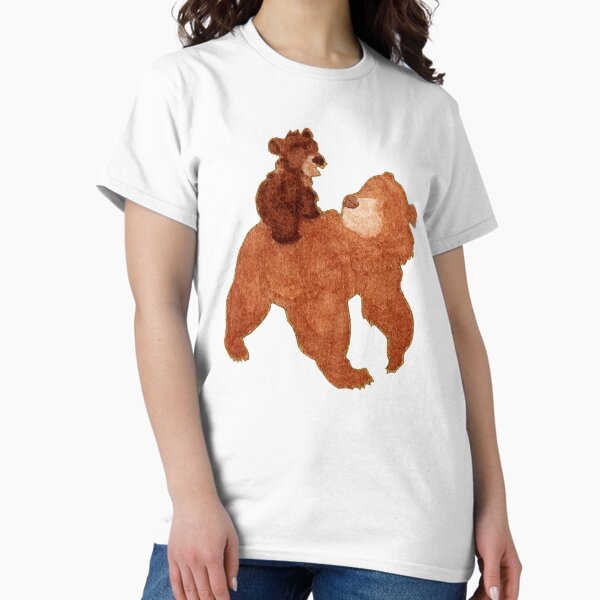 Item preview, Watercolor Silhouette Brother Bear Koda and Kenai designed and sold by Krystal280791 Shop.