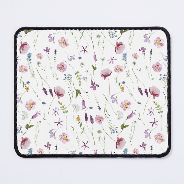 Item preview, Watercolor Summer Wildflower Meadow Botanical Garden designed and sold by UtArt.