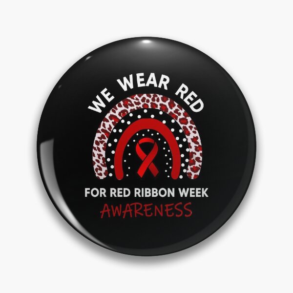 Item preview, We Wear Red For Red Ribbon Week Awareness designed and sold by AnimaLovers.