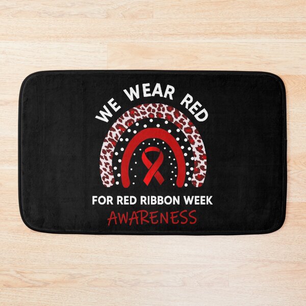 Item preview, We Wear Red For Red Ribbon Week Awareness designed and sold by AnimaLovers.