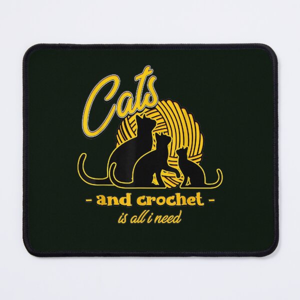 Item preview, Cats Crochet funny quote for knitting, cat and crochet designed and sold by OloriHeritage.