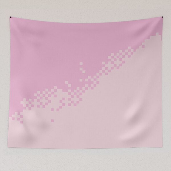 Item preview, The 8-Bit Pixel Fashion Pattern Pink Pastel designed and sold by hatgirldesign.