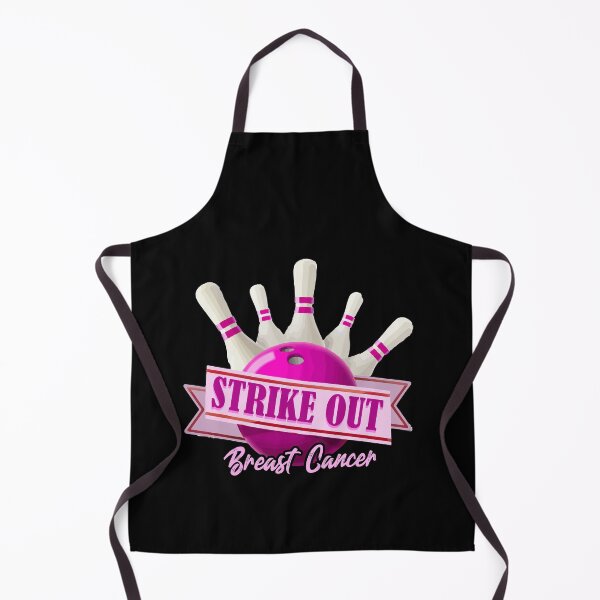 Item preview, Strike Out Breast Cancer Awareness Bowling Fighter designed and sold by Dressed For Duty.