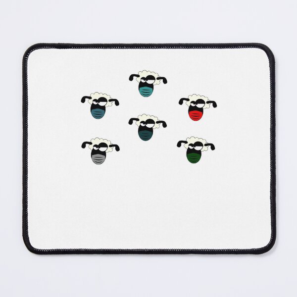 Item preview, Masked sheep sticker set Sticker designed and sold by CONNORCORRIGAN.