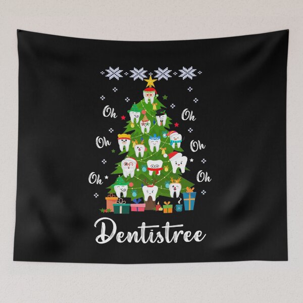 Item preview, Oh Dentistree - Funny Christmas Dentist Tree - Dental Tree Xmas  designed and sold by Mouarter.