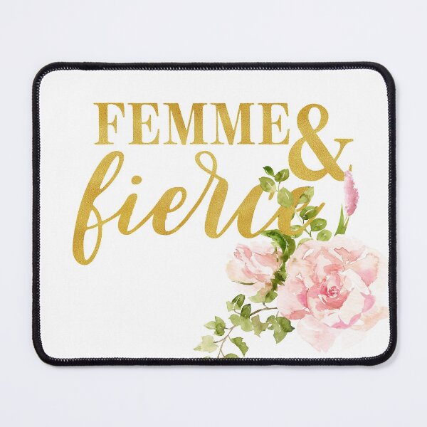 Item preview, Femme and Fiere floral gold designed and sold by UtArt.