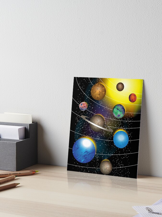 Solar System Mixed-Media Art with Kids - ARTBAR