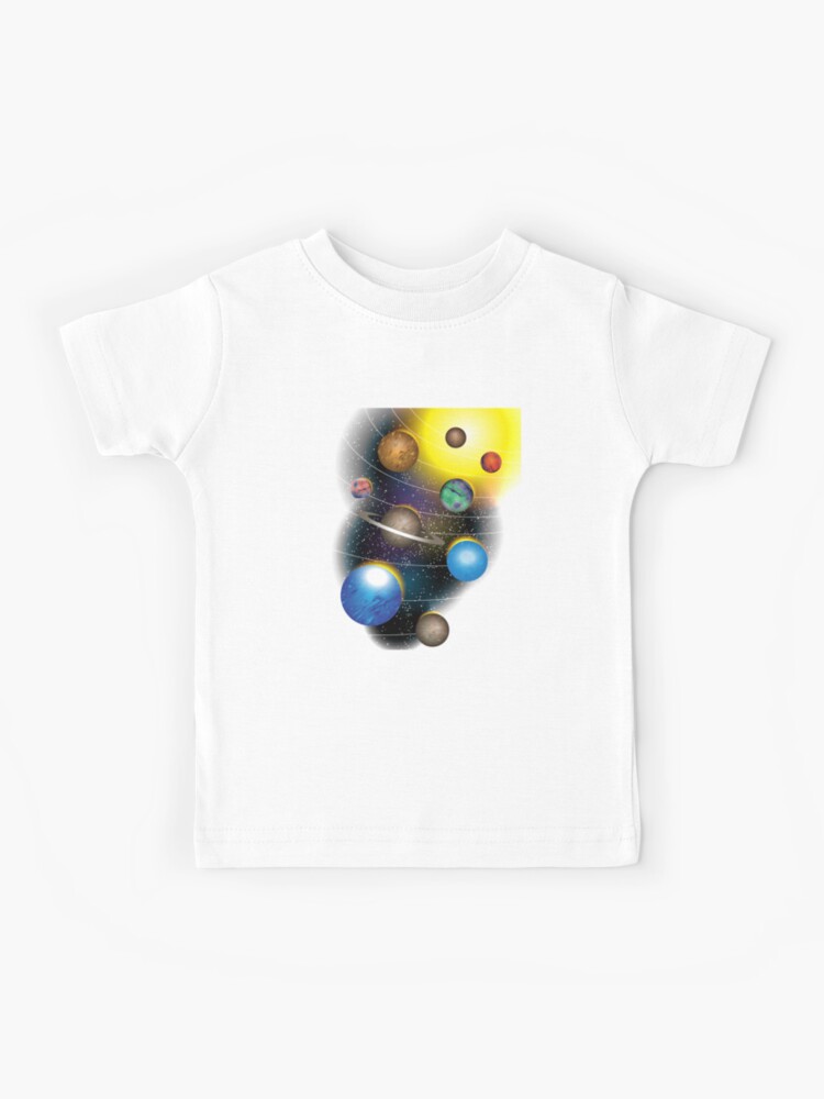 Cool Stars And Solar System T-Shirt - For Toddlers And Kids Cool Stars And Solar System T-Shirt - For Toddlers And Kids