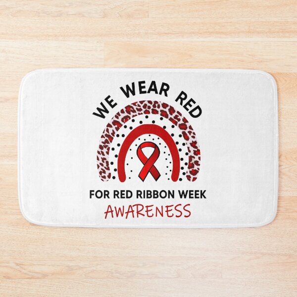 Item preview, We Wear Red For Red Ribbon Week Awareness designed and sold by AnimaLovers.