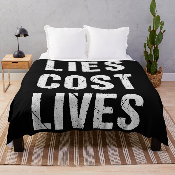 Item preview, Lies cost lives designed and sold by Kiwi007.