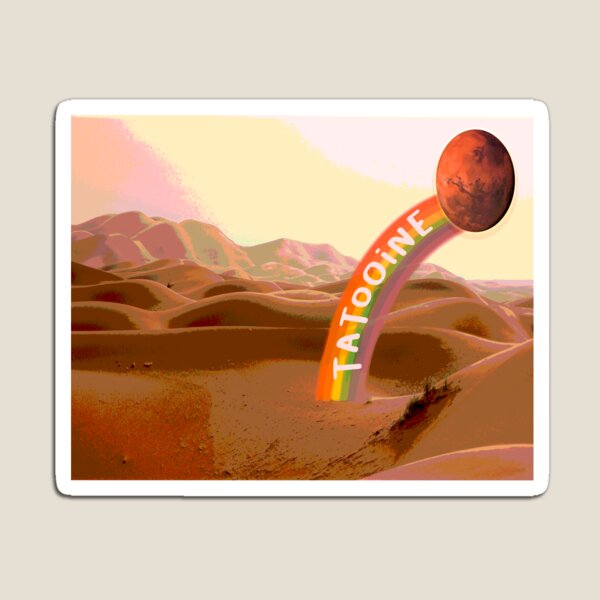 Item preview, Tatooine, Parody, Tatooine Sunset, Tatooine Travel, Tatooine Moons, This is the Way, This is the Way  designed and sold by NeteroSUN.