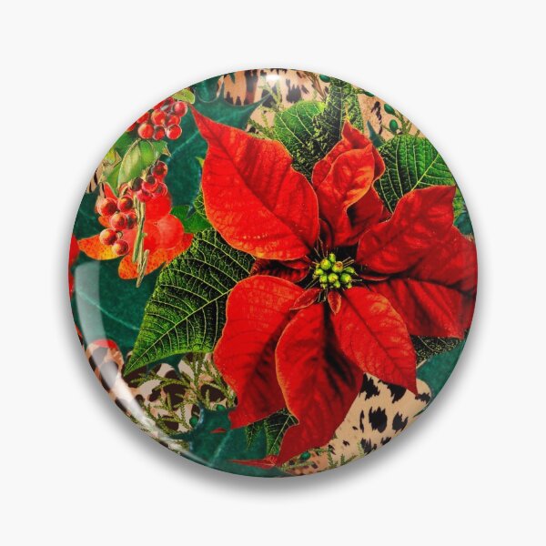 Artikelvorschau, Weihnachten, Weihnachtsstern, Mistelzweig, festlich, Orangen, Animalprint, Leoparden-, Gepardenmuster entworfen und verkauft von MariaMarinova.