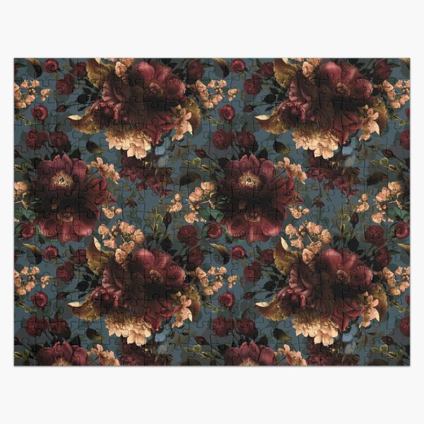 Moody florals - Mystic Night 10 Jigsaw Puzzle