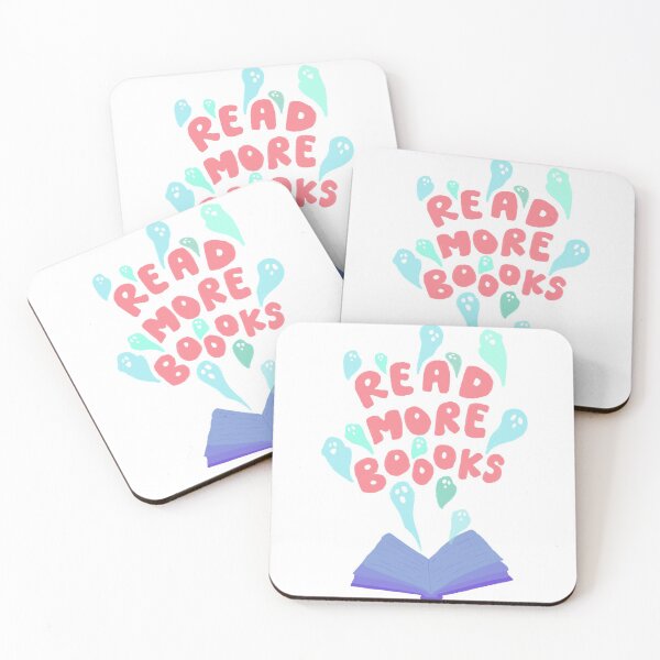 Item preview, Read more boooks - bookish quote designed and sold by scribbli.