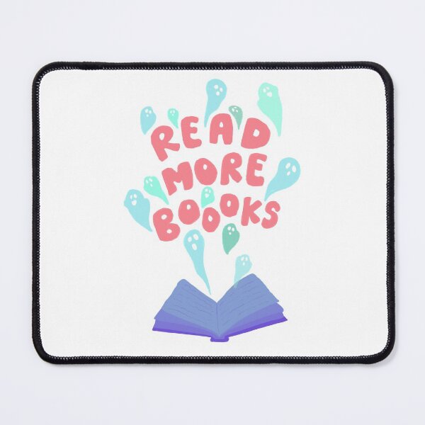 Item preview, Read more boooks - bookish quote designed and sold by scribbli.