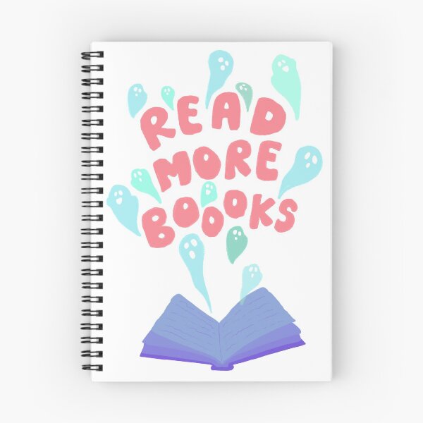 Item preview, Read more boooks - bookish quote designed and sold by scribbli.