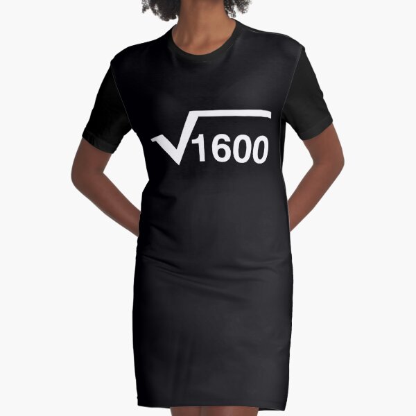 40th Birthday Graphic T-Shirt Dress