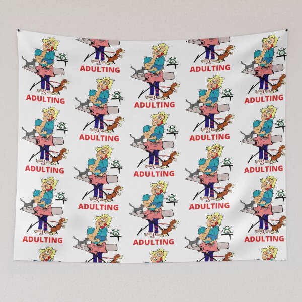 Item preview, ADULTING - NOT RECOMMENDED! designed and sold by MrCreativeArts.