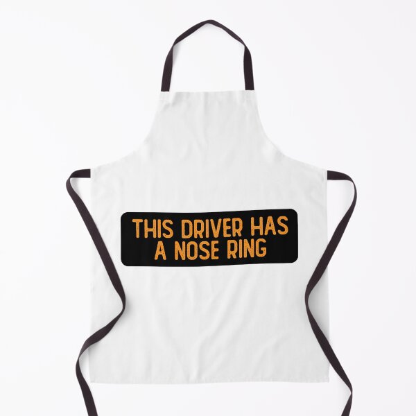 Item preview, This Driver Has A Nose Ring Funny Helmet designed and sold by Sour Soul.