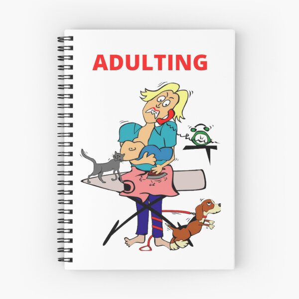 Item preview, ADULTING - NOT RECOMMENDED! designed and sold by MrCreativeArts.