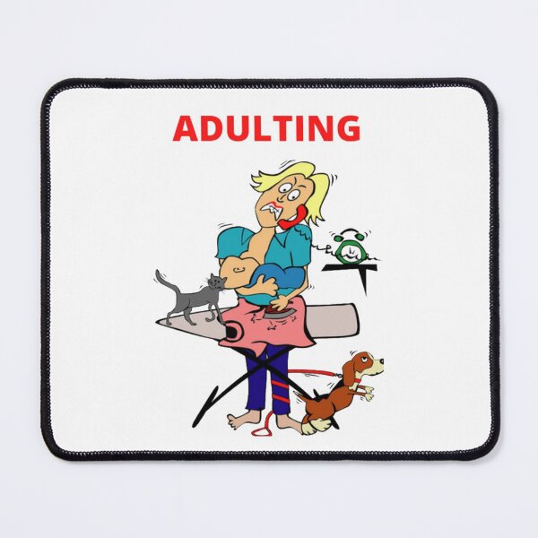 Item preview, ADULTING - NOT RECOMMENDED! designed and sold by MrCreativeArts.