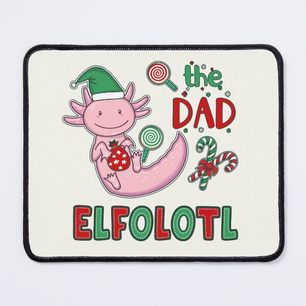 Item preview, Christmas Axolotl Elf - Dad Elfolotl designed and sold by GrimButterfly.