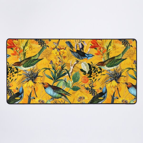 Item preview, Pierre Joseph Redoute vintage flowers and hummingbirds nostalgic Botanical Garden pattern Nightgarden designed and sold by UtArt.