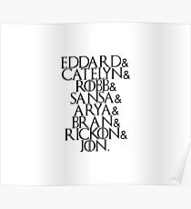 House Stark | Game Of Thrones Poster