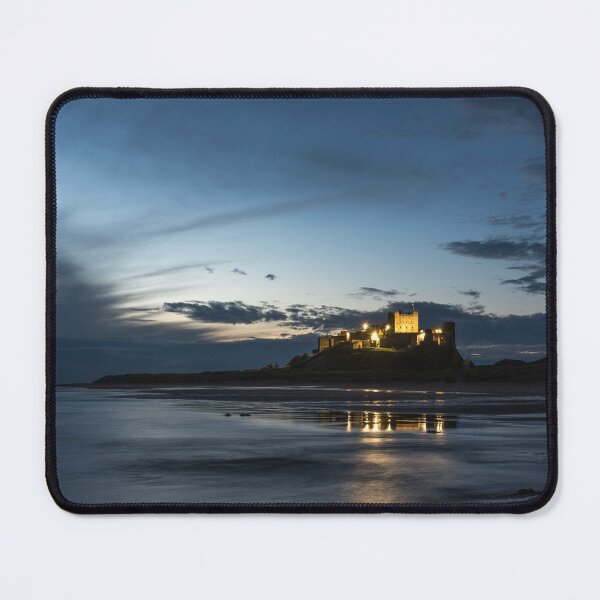 Item preview, Bamburgh Castle In The Blue Hour Before Sunrise. designed and sold by Dave Staton.
