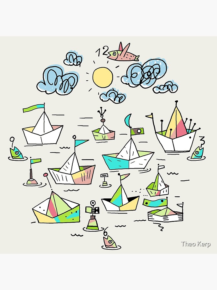 Ships in the harbor by viewdesign