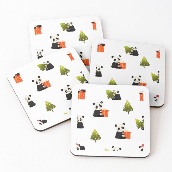 Item preview, Cute Christmas Panda Pattern designed and sold by OneAction.
