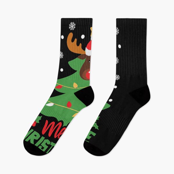 Artikelvorschau, Frohe Christmoose Weihnachtsbaum Elch Xmas Pyjama entworfen und verkauft von kendasier.