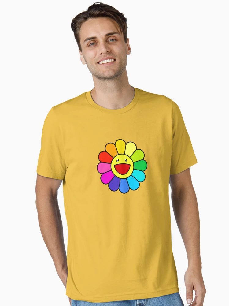 アイドル Rainbow Prism Ms. Flower Tshirts Black Takashi Murakami / kaikai kiki(タカシ ムラカミ/ カイカイキキ
