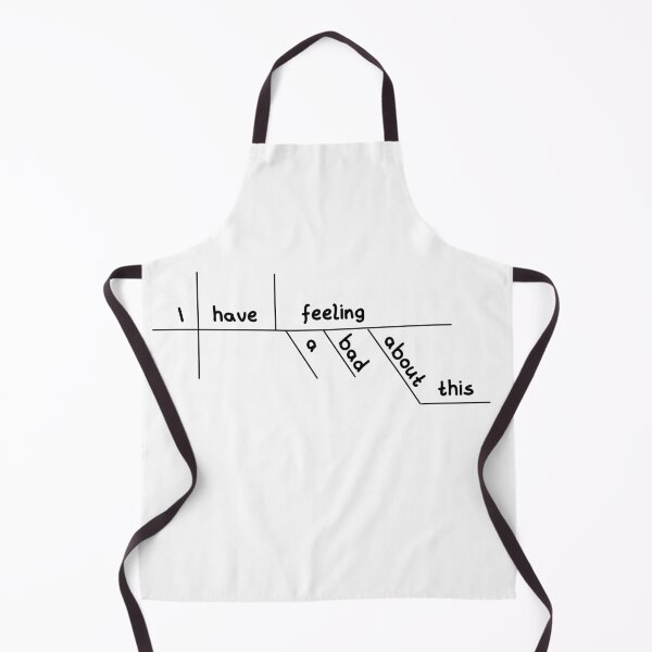 Item preview, Diagramming Sentences: I have a bad feeling about this designed and sold by PurpleVeg.