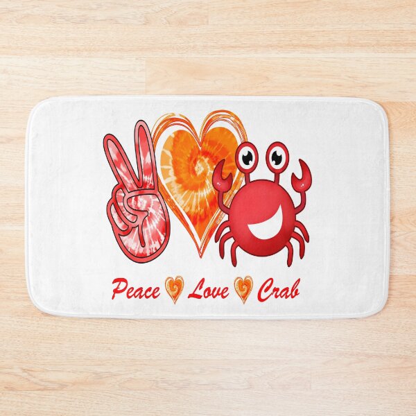 Item preview, Peace Love Crab Animal Sea designed and sold by MisPuHoney.