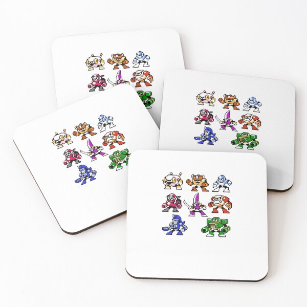 Item preview, Mega man 10 Robot masters 8 bit stickers Sticker designed and sold by SKYELESTER.