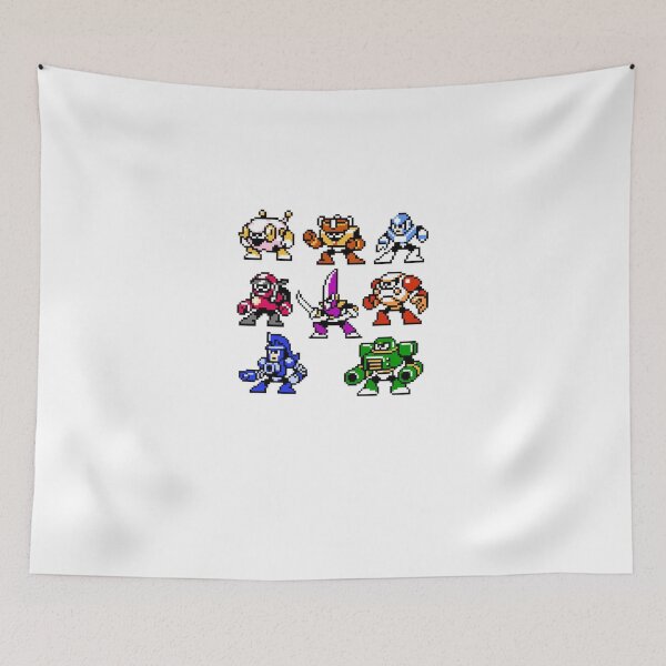 Item preview, Mega man 10 Robot masters 8 bit stickers Sticker designed and sold by SKYELESTER.
