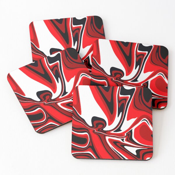 Item preview, Red Black White Abstract Marble designed and sold by thelustrous.