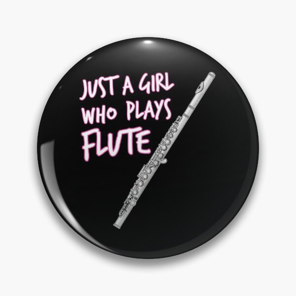 Item preview, Just A Girl Who Plays Flute Female Flutist designed and sold by doodlerob.