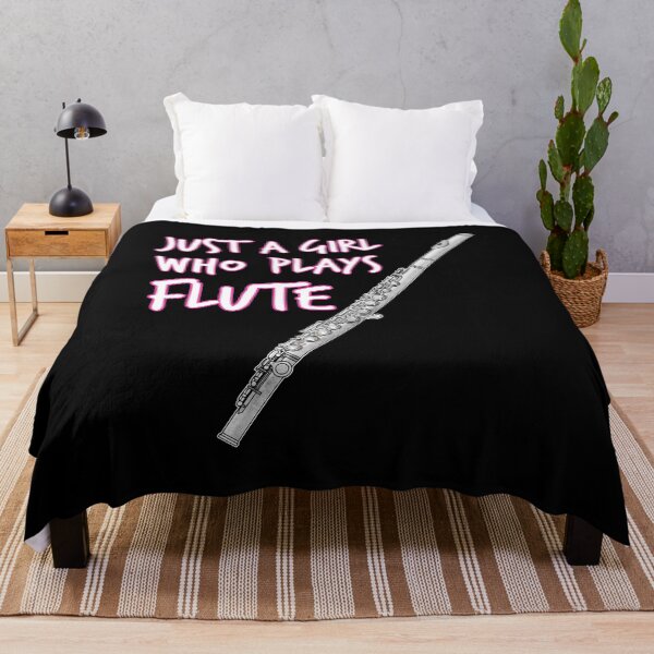 Item preview, Just A Girl Who Plays Flute Female Flutist designed and sold by doodlerob.