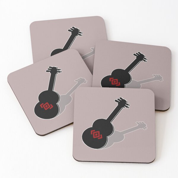 Item preview, Sky children of the light (cotl) - Guitar instrument symbol (black) designed and sold by NailBroken.