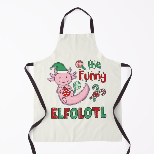 Item preview, Christmas Axolotl Elf - Funny Elfolotl designed and sold by GrimButterfly.
