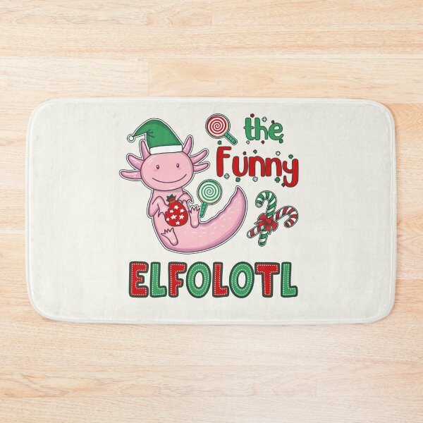 Item preview, Christmas Axolotl Elf - Funny Elfolotl designed and sold by GrimButterfly.