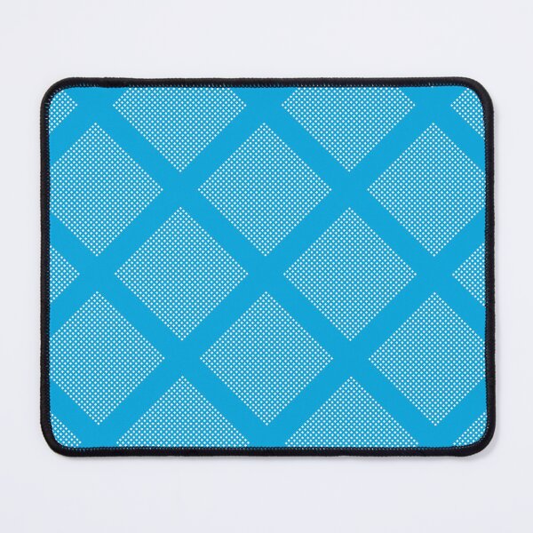 Item preview, Criss Cross Angled Dash Line Pattern in Blue on White designed and sold by Neil Feigeles.